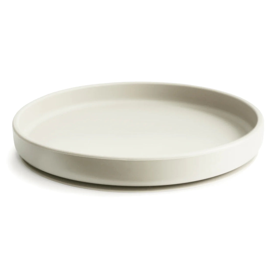 Mushie Classic Silicone Plate Ivory