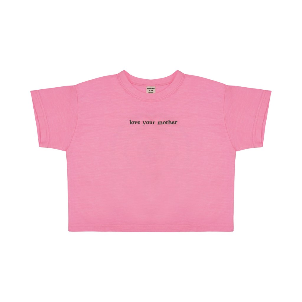 Ziggy Zaza Love Your Mother Tee Flamingo – La Gentile Store