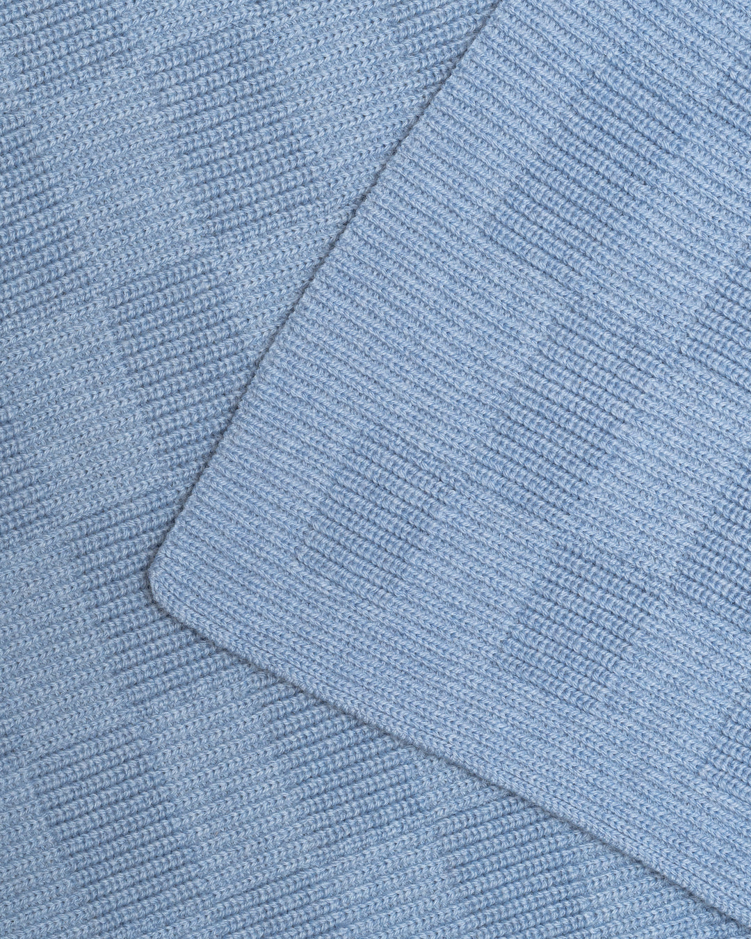 Hvid Blanket Ivy Light Blue
