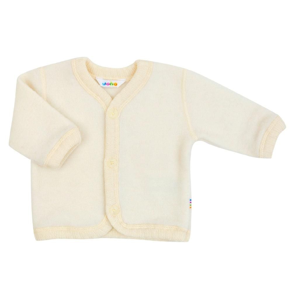 Joha Cardigan Wool Fleece Natural