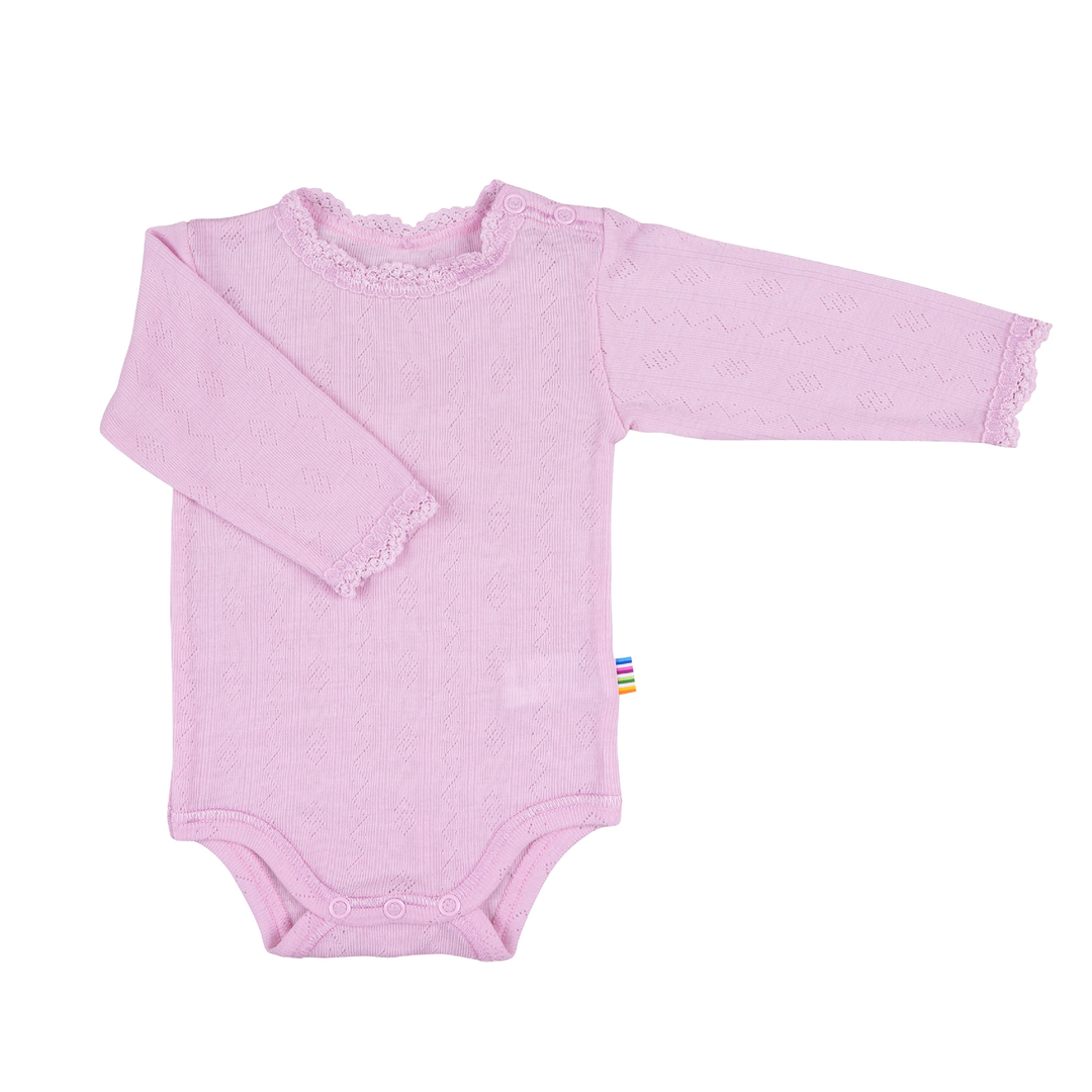 Joha Long Sleeve Body Wool & Silk Prime Rose Pointelle - La Gentile Store