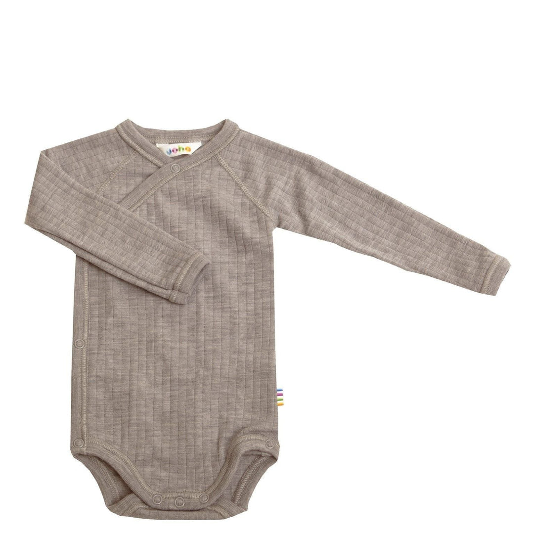 Joha Wrap-Around Body Wool Sesame Melange - La Gentile Store