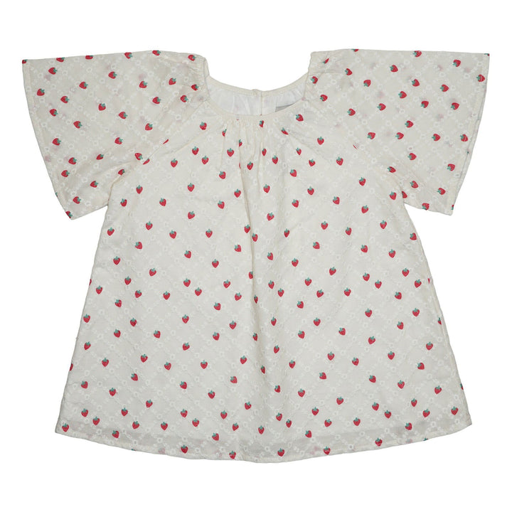Juni Penny Dress Strawberry Broidery - La Gentile Store