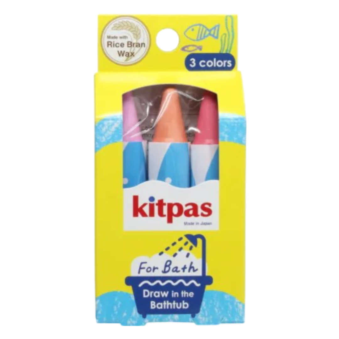 Kitpas Bath Crayon Set Coral - 3 pcs - La Gentile Store