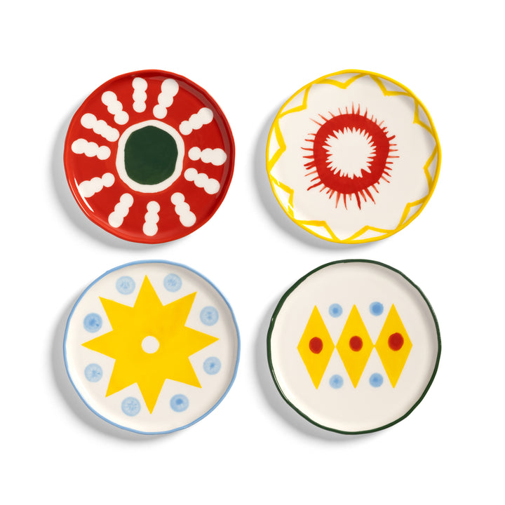 Festivo Wall Plates - Set of 4