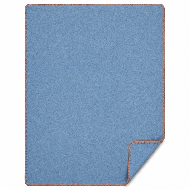 Klippan Wool Baby Blanket Cozy - Blue