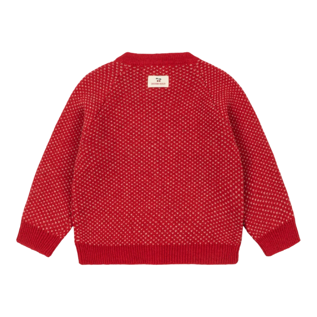 Konges Sløjd Belou Cardigan Cat Rouge