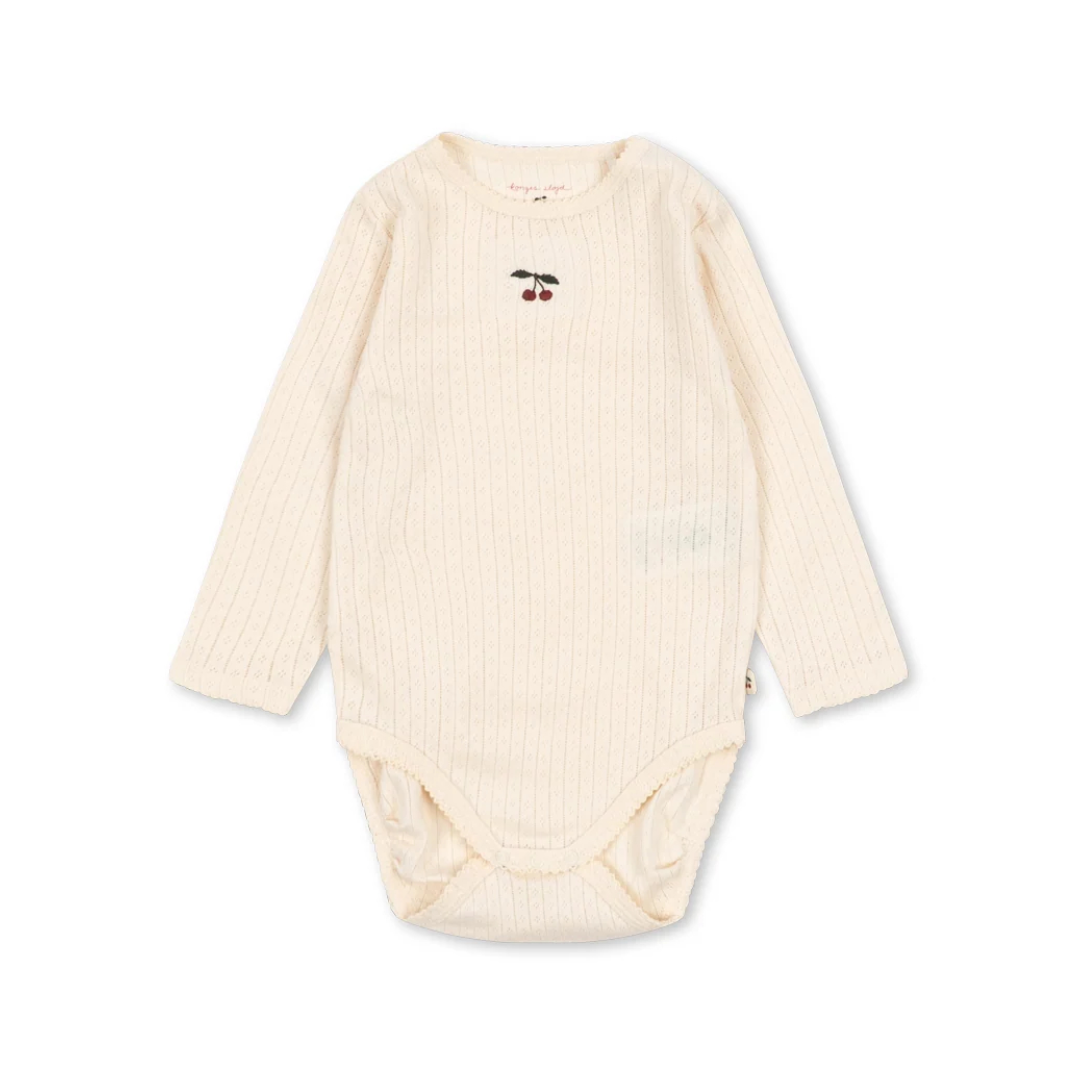 Konges Sløjd Minnie Romper – White Smoke