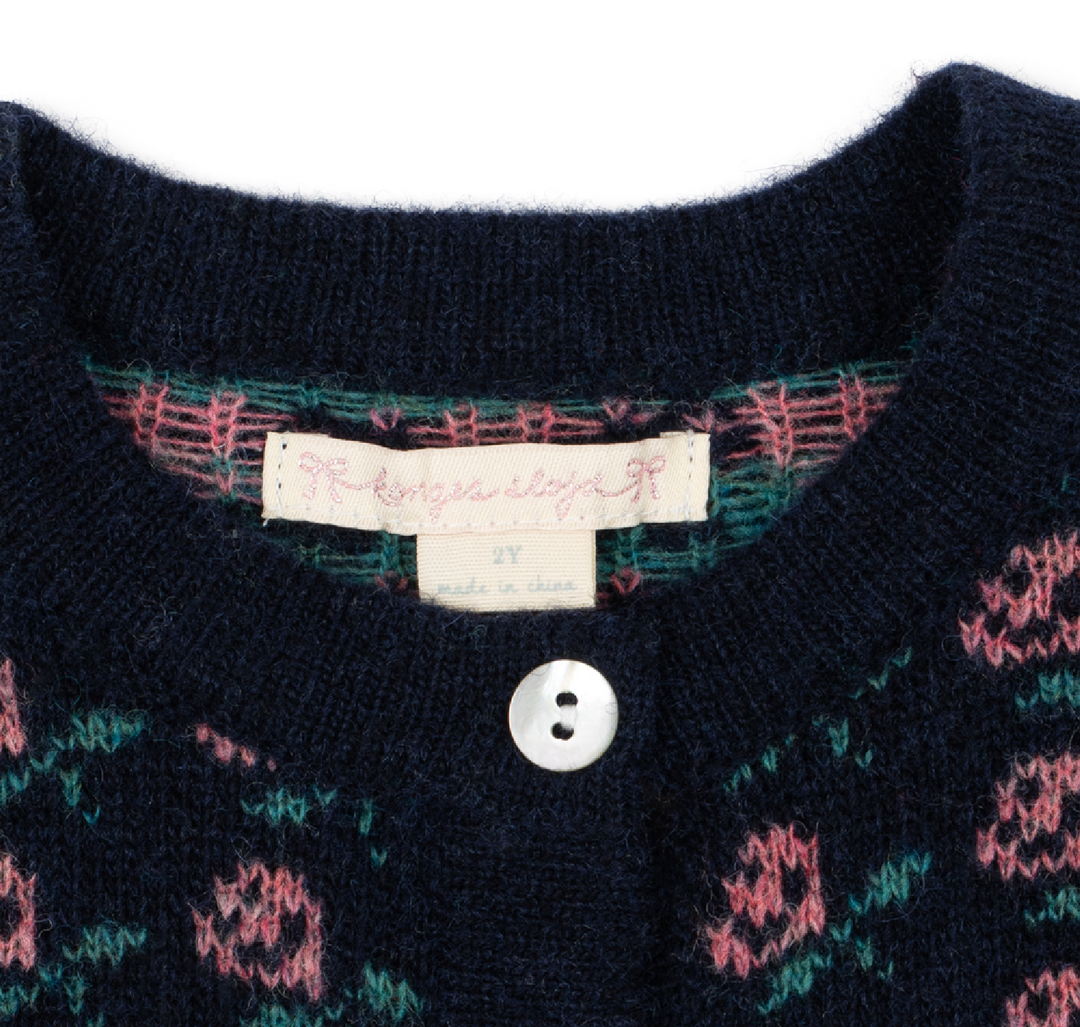 Konges Sløjd Belou Wool Cardigan Rose
