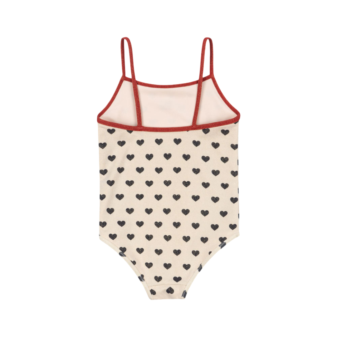 Konges Sløjd Manon Glitter Hearts Swimsuit