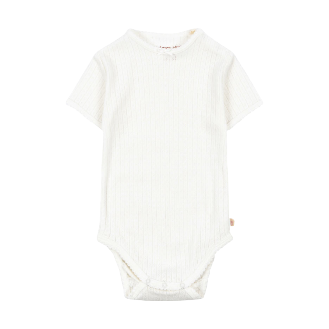 Konges Sløjd Minnie Pointelle SL Body White