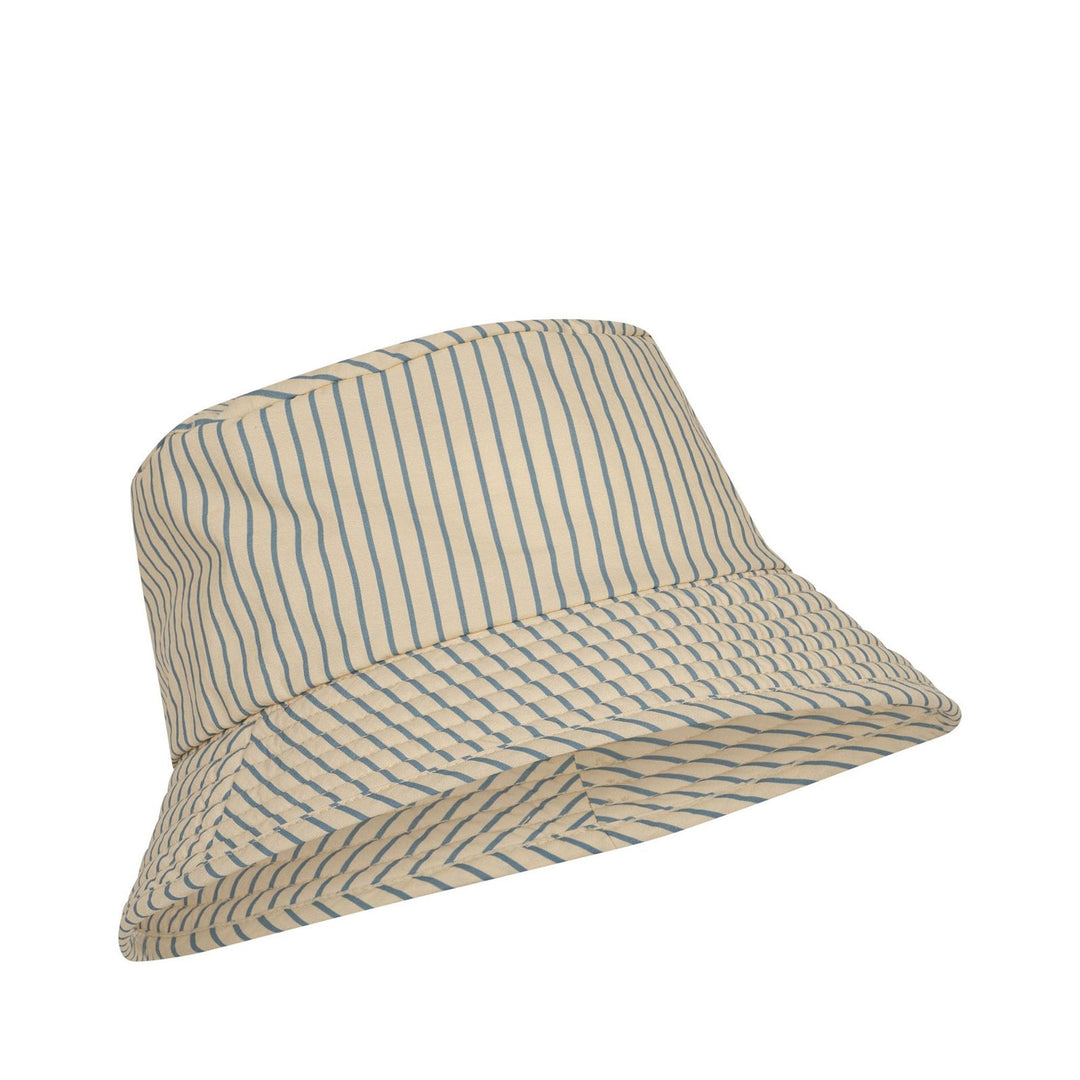 Konges Sløjd Asnou Bucket Hat Stripe Blue - La Gentile Store