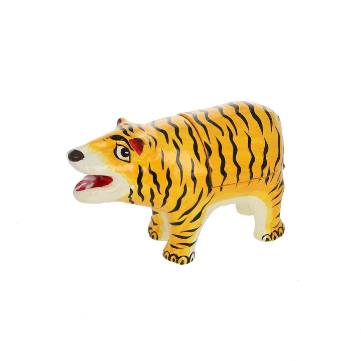 Papier-mâché Tiger Box