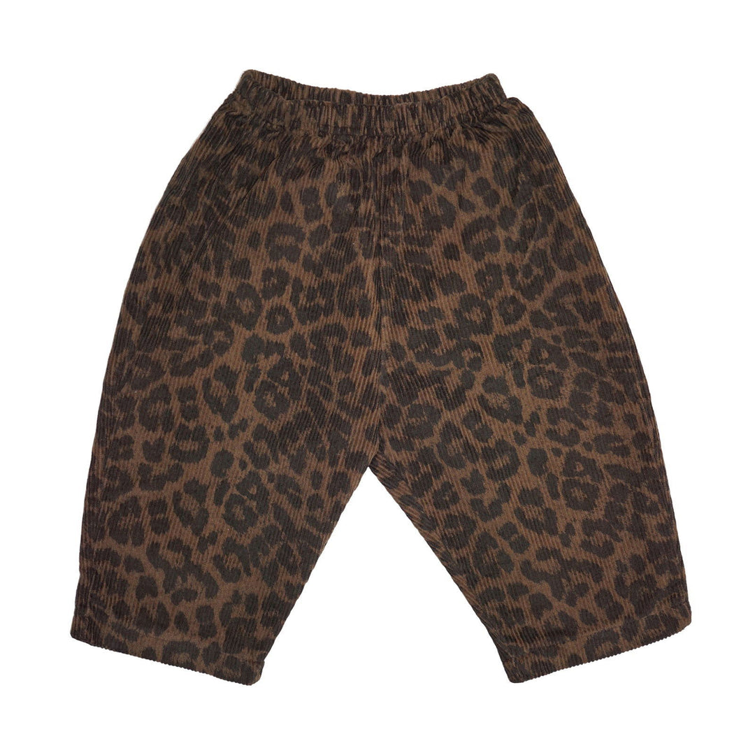 Leopard Corduroy Pants - La Gentile Store