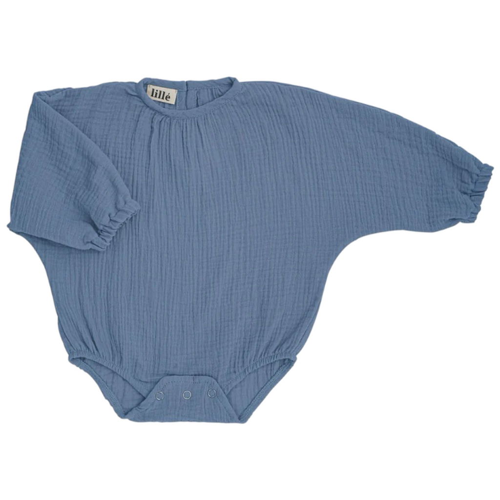 商品画像：Lillé Muslin Body Gaia Ocean – La Gentile Store 5