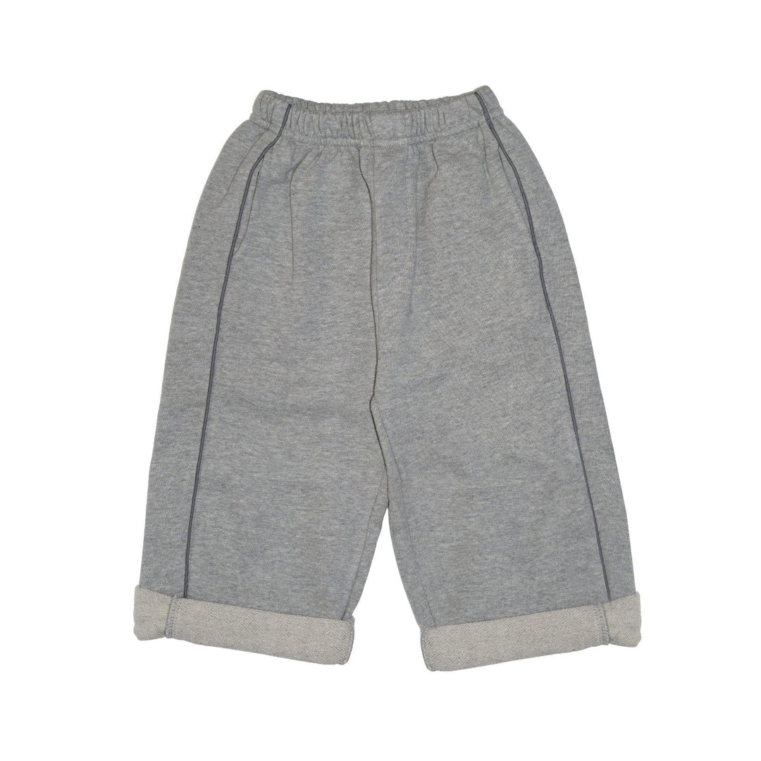 Loose Fit Sweatpants Grey Melange - La Gentile Store