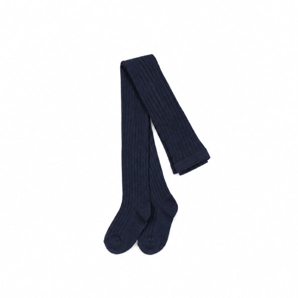 MP Denmark Cotton Rib Tights Navy
