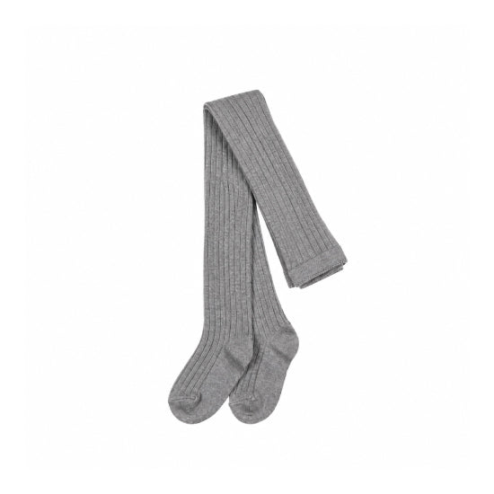 MP Denmark Cotton Rib Tights Grey Melange