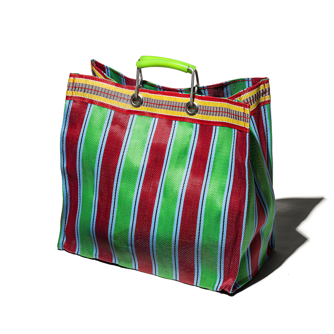 Market Bag Green Red - La Gentile Store