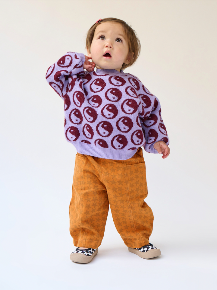 Milk Teeth Cosmos Sweater Violet - La Gentile Store