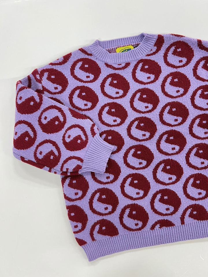 Milk Teeth Cosmos Sweater Violet - La Gentile Store