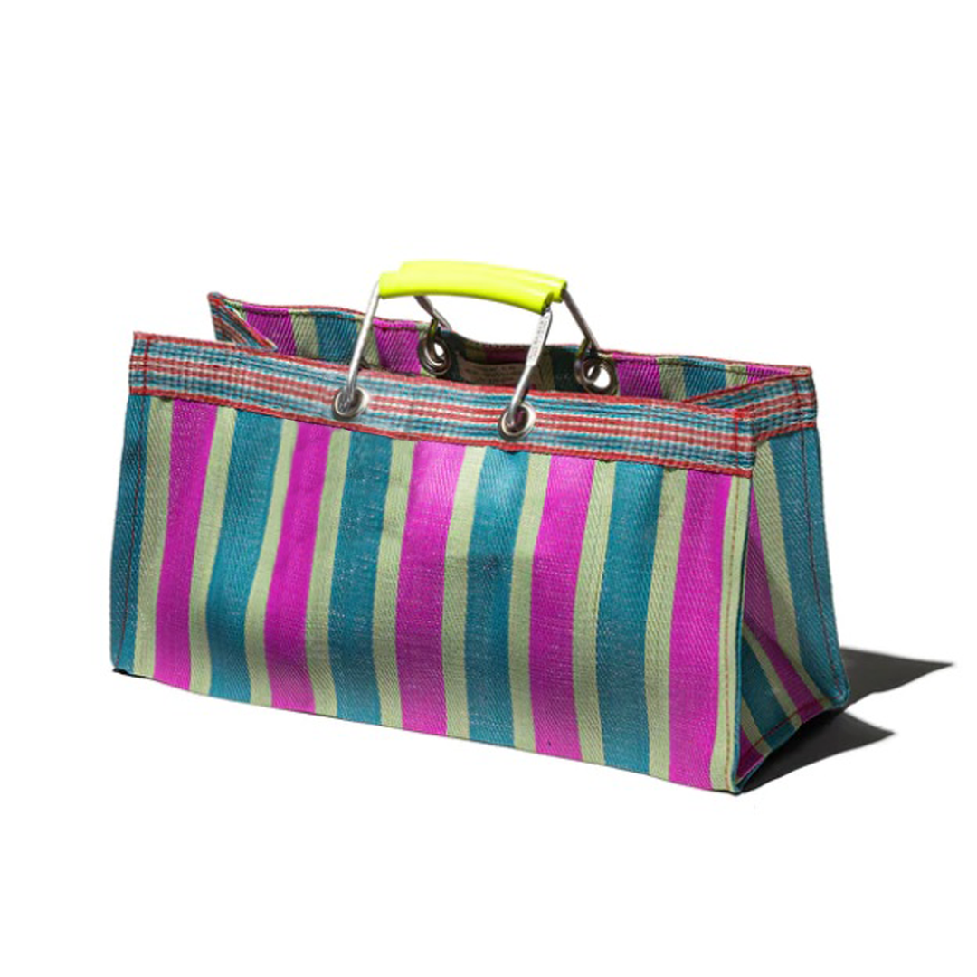 Mini Market Bag Green Pink - La Gentile Store