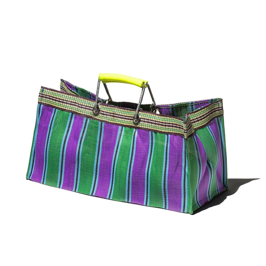 Mini Market Bag Green Purple - La Gentile Store