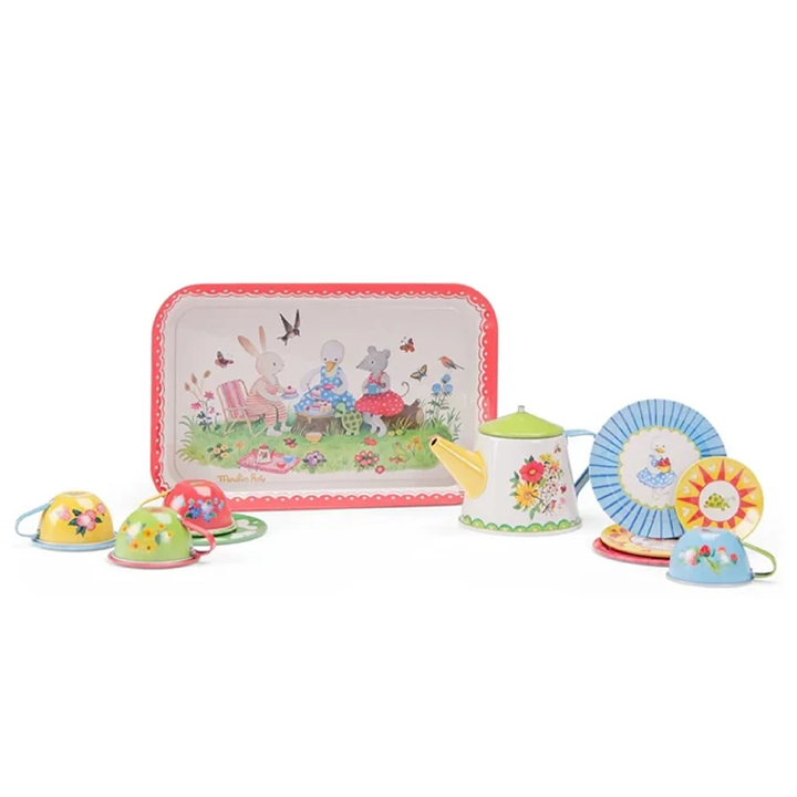 Moulin Roty Picnic Tea Set in Suitcase