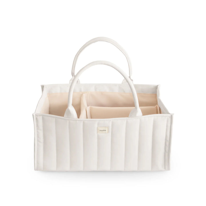 Mushie Diaper Caddy Fog