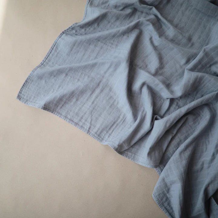 Mushie Muslin Swaddle Tradewinds - La Gentile Store