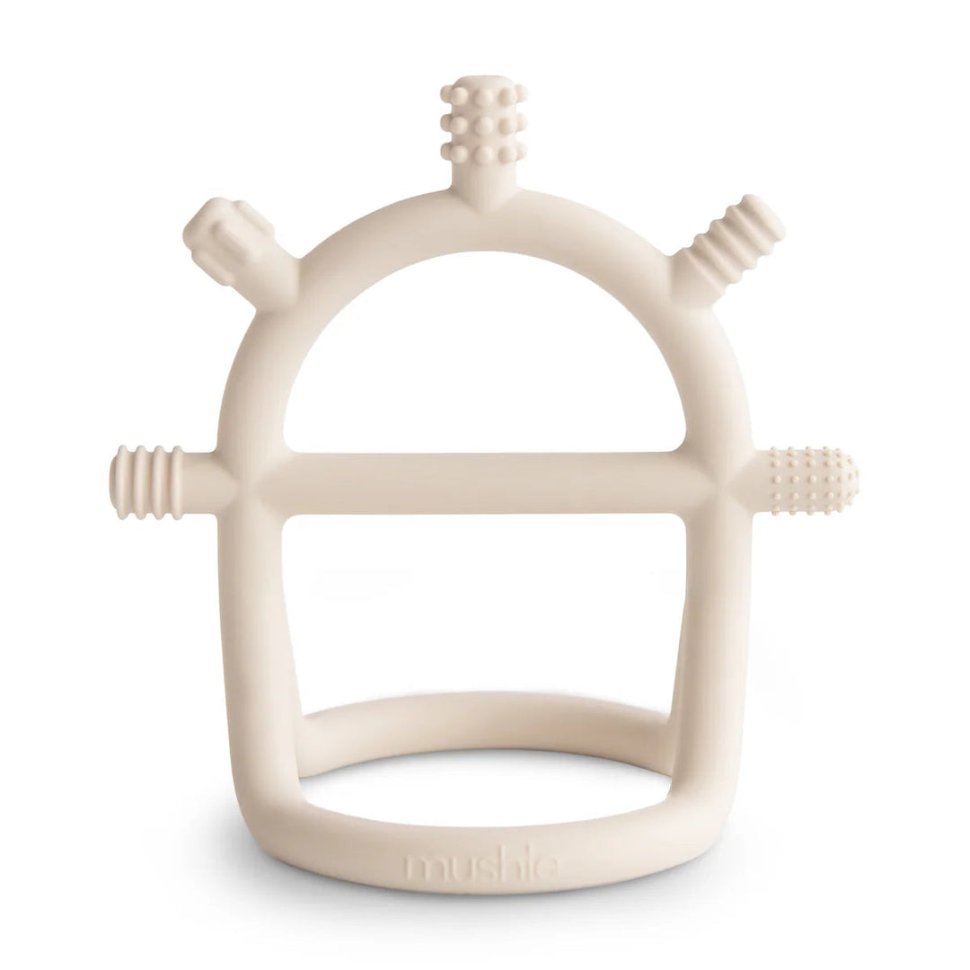 Mushie No-Drop Sensory Teether - La Gentile Store