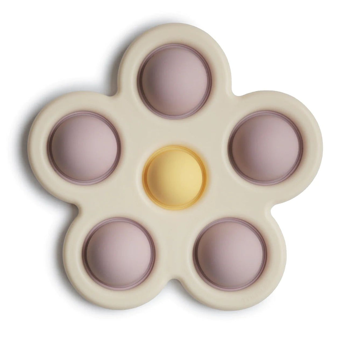 Mushie Press Toy Flower Soft Lilac - La Gentile Store