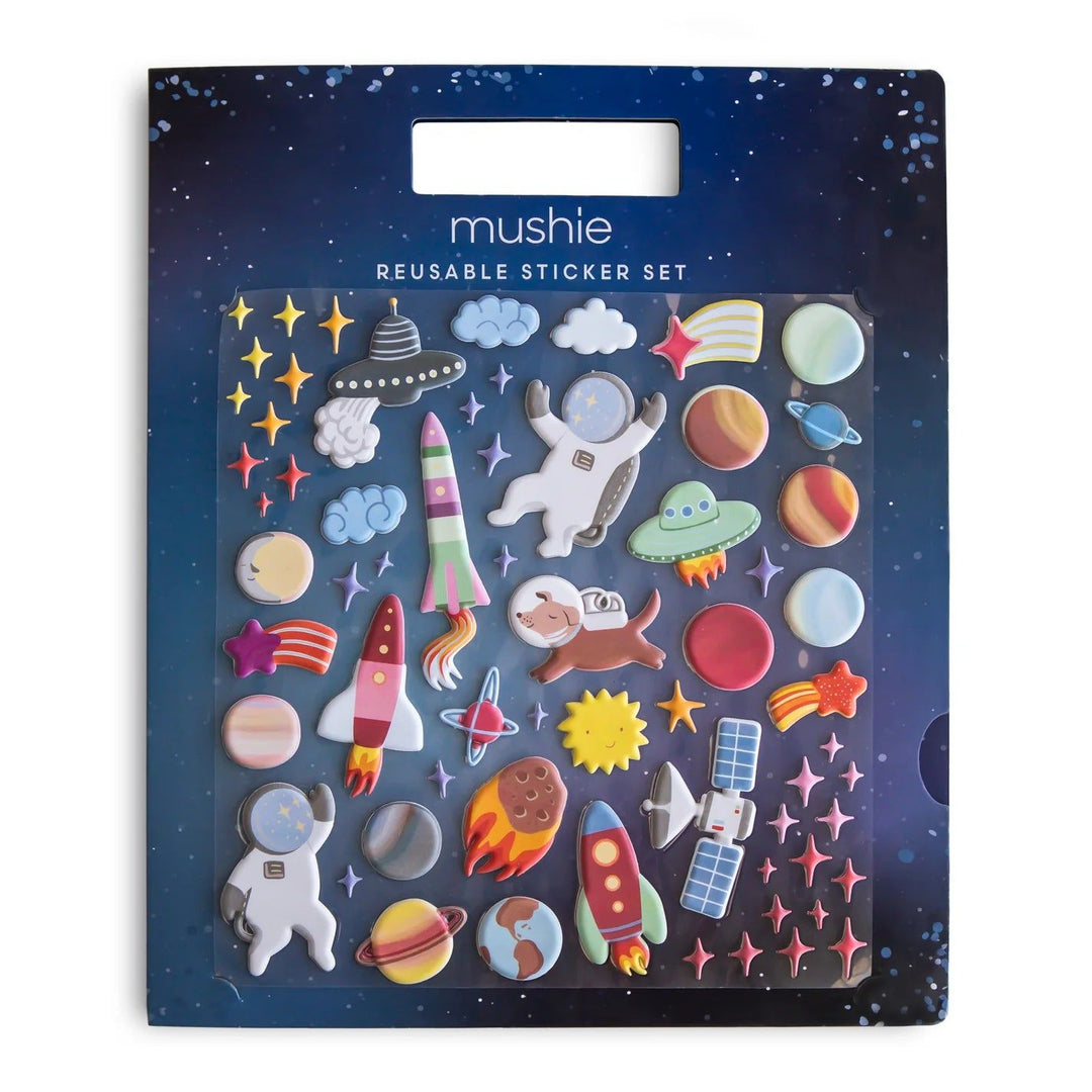 Mushie Reusable Sticker Set Space - La Gentile Store