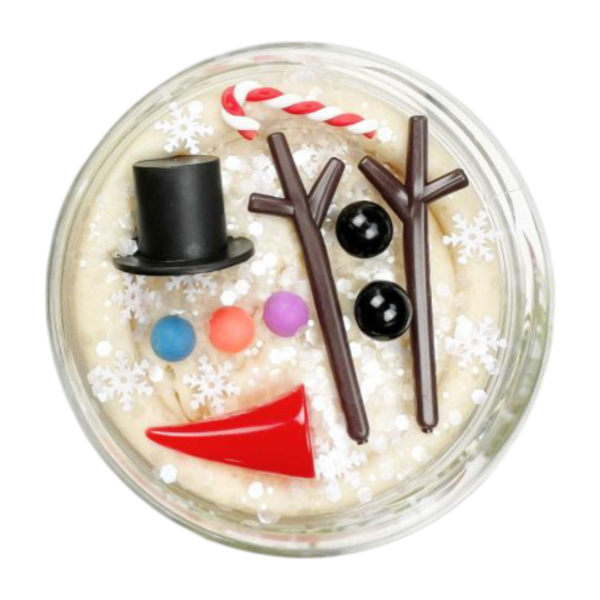 Natural Play Dough Build A Snowman Surprise Pot - La Gentile Store