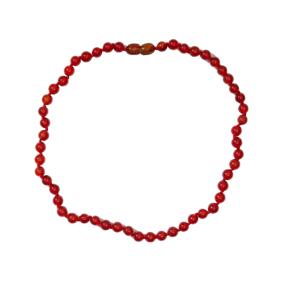 Nirrimis Amber Kids Necklace Carnelian - La Gentile Store