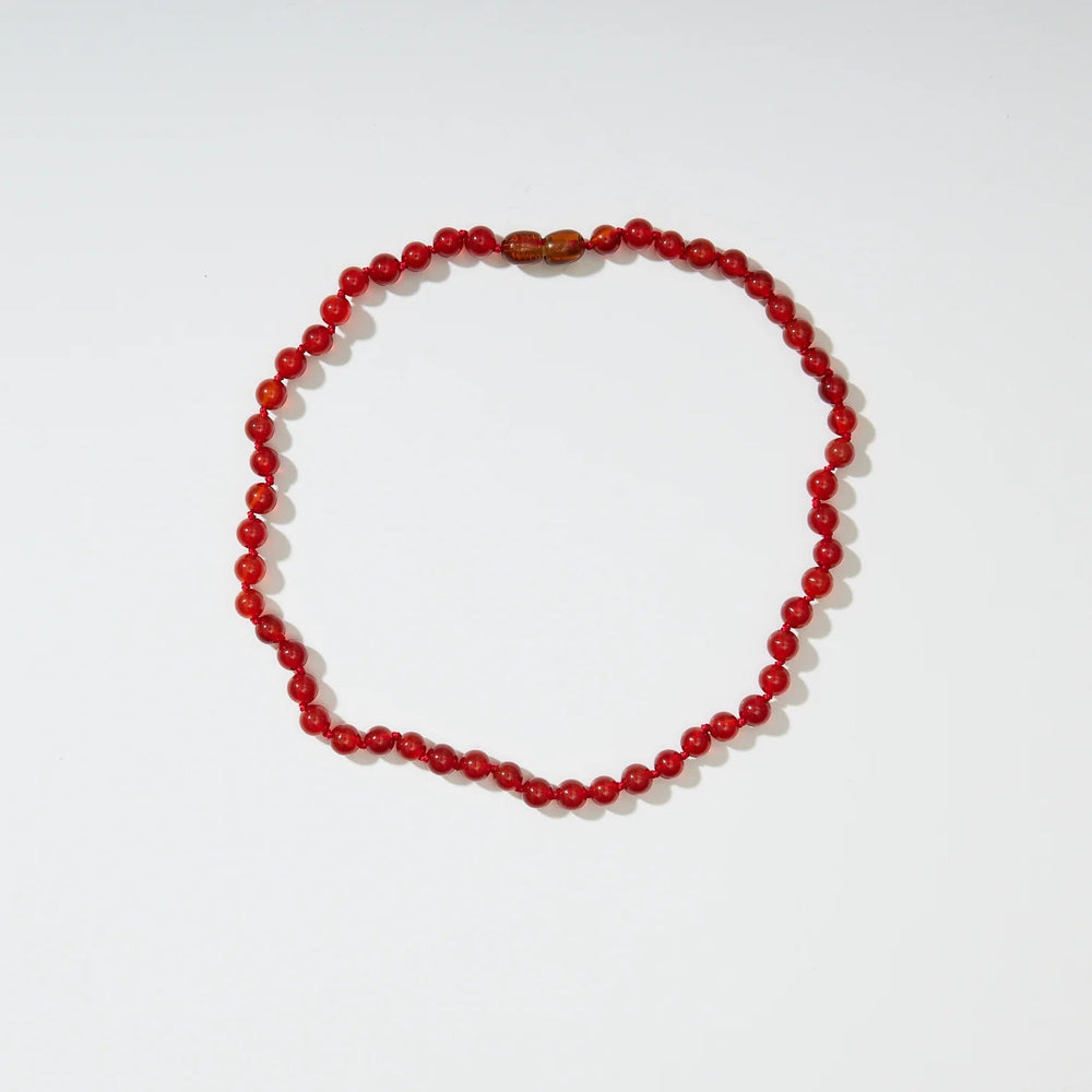 Nirrimis Amber Kids Necklace Carnelian - La Gentile Store