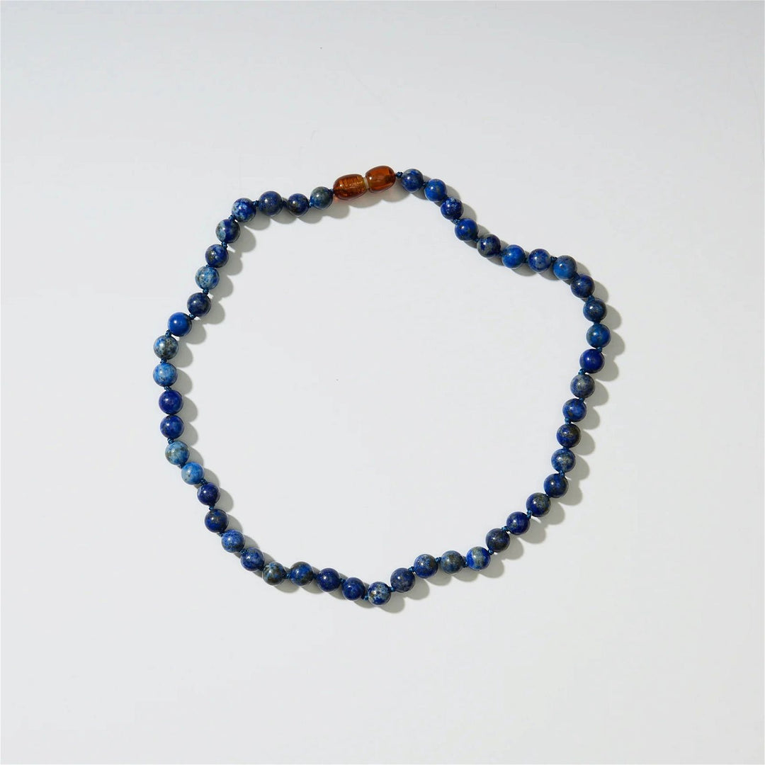 Nirrimis Amber Kids Necklace Lapis Lazuli - La Gentile Store