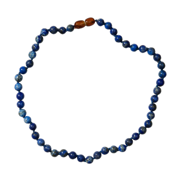Nirrimis Amber Kids Necklace Lapis Lazuli - La Gentile Store