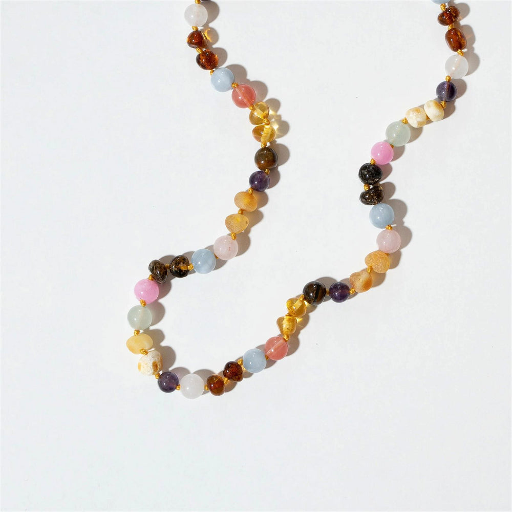 Nirrimis Amber Kids Necklace Rainbow - La Gentile Store