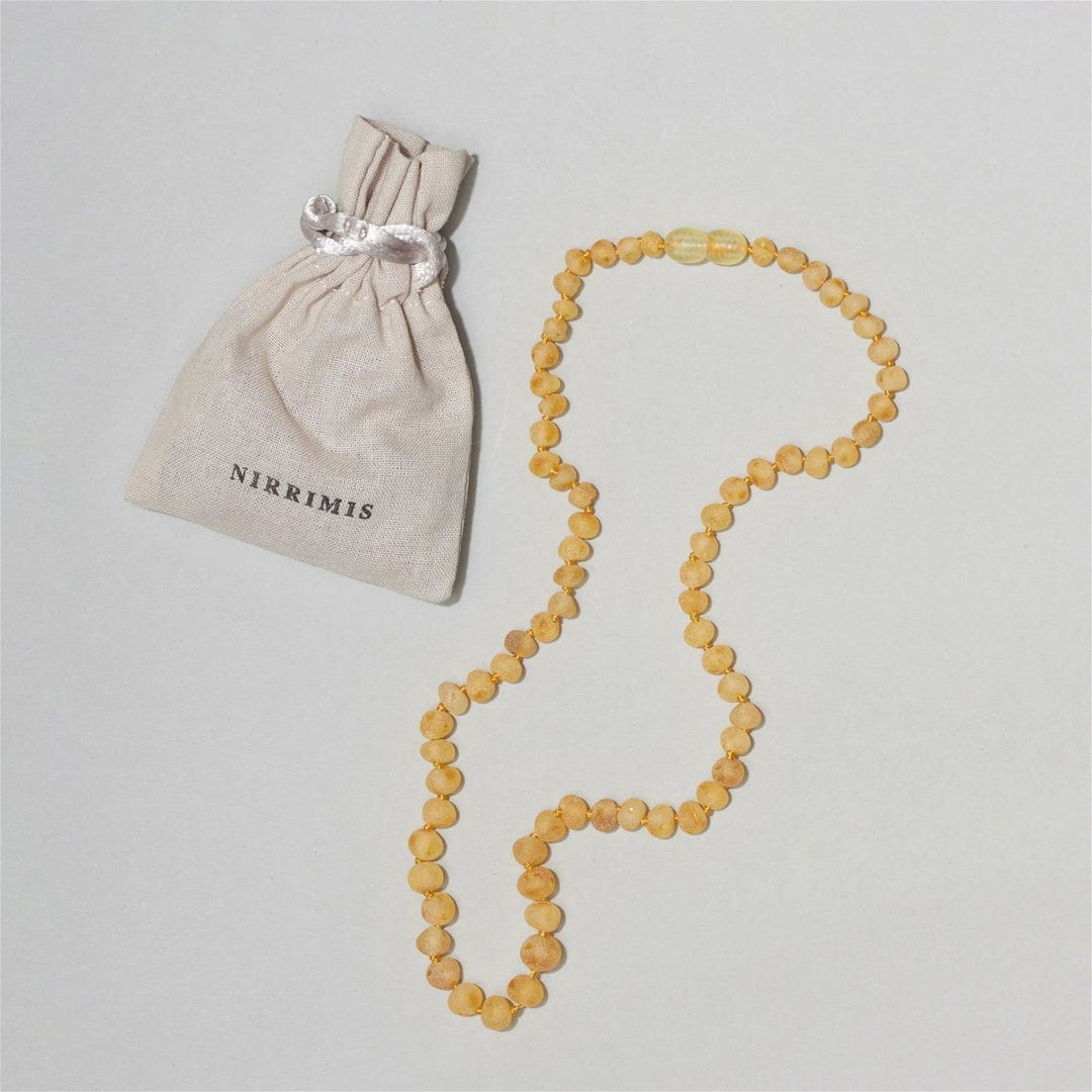 Nirrimis Amber Kids Necklace Raw Honey - La Gentile Store