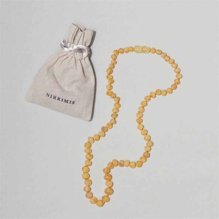 Nirrimis Amber Kids Necklace Raw Honey - La Gentile Store
