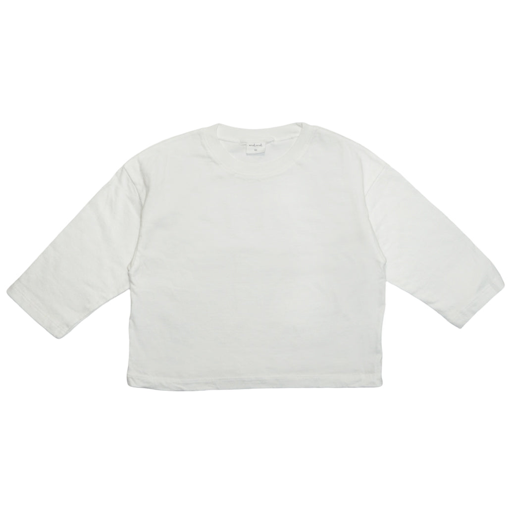 Oversized Basic Shirt Ivory - La Gentile Store