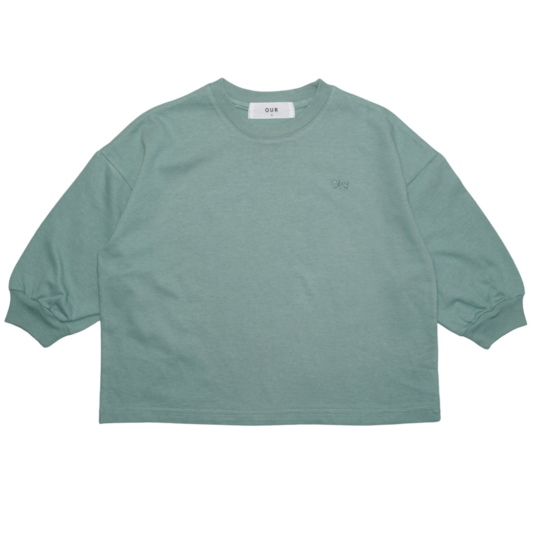 Oversized Longsleeve Shirt Green - La Gentile Store