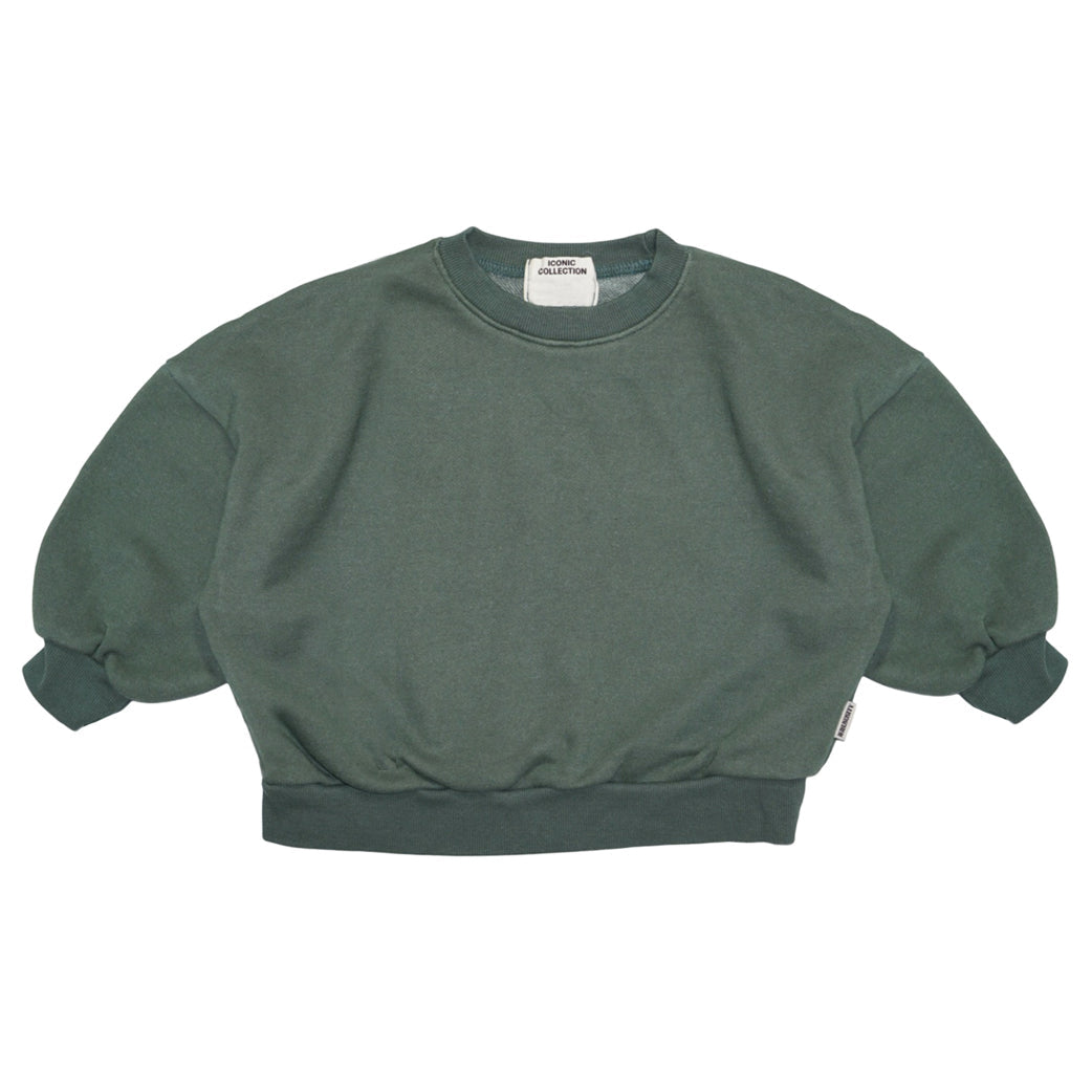 Oversized Sweatshirt Green - La Gentile Store