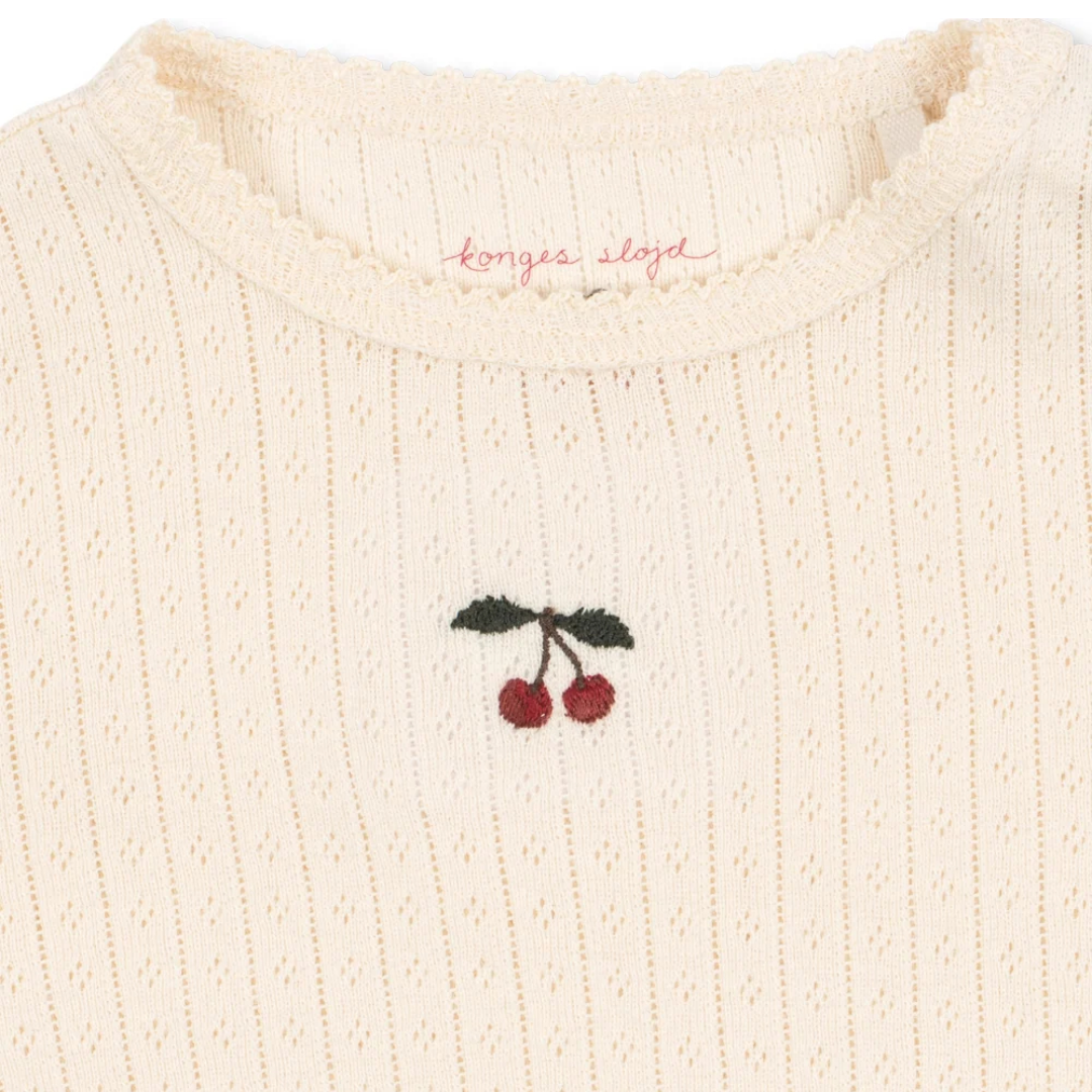 Konges Sløjd Minnie Romper – White Smoke