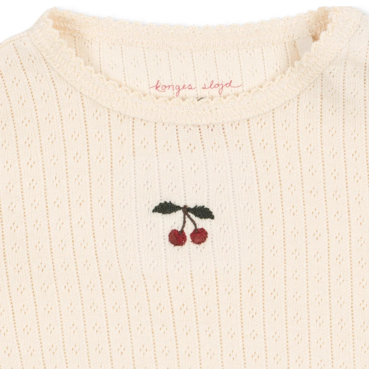 Konges Sløjd Minnie Romper – White Smoke