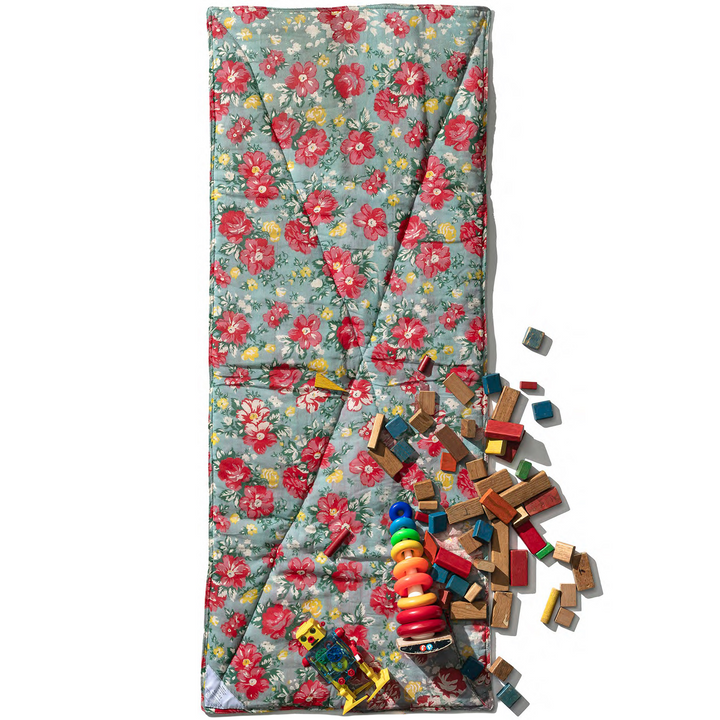 Puffy Nap Mat Flowers - Stripe