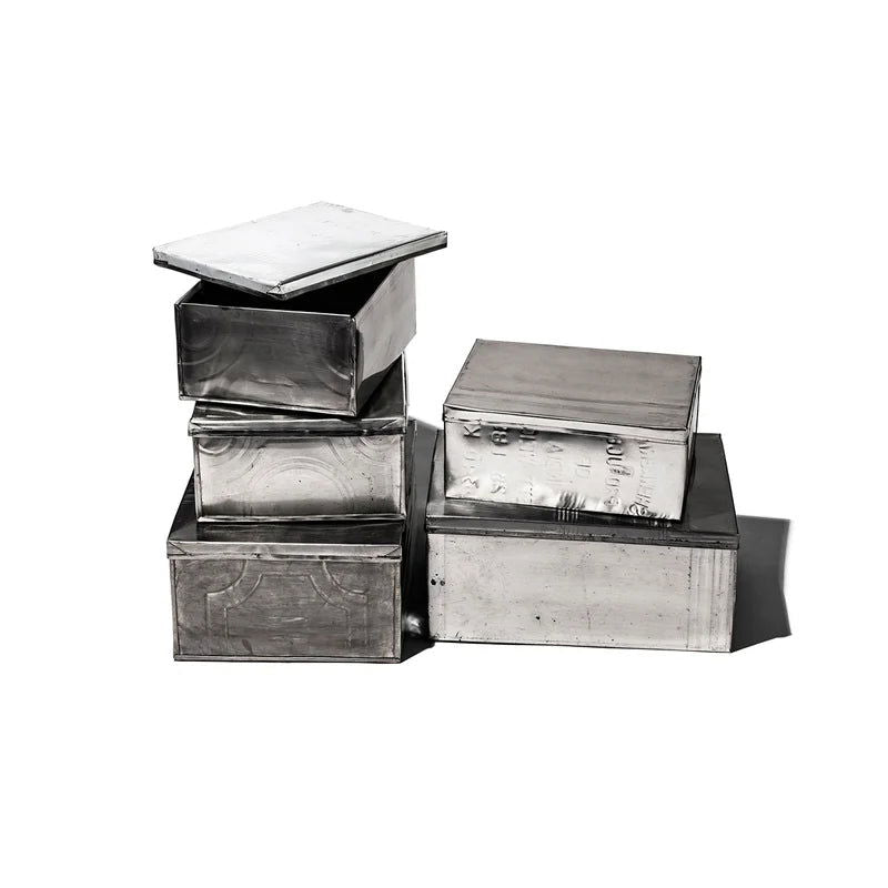 Recycled Steel Box Set of 3 - La Gentile Store