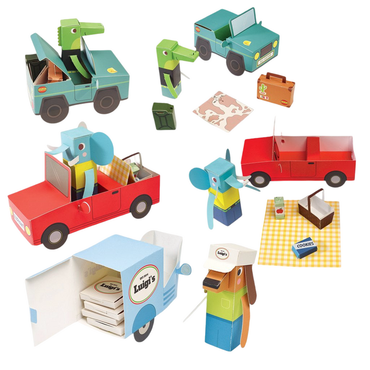 3D Craft Playset - Cars
