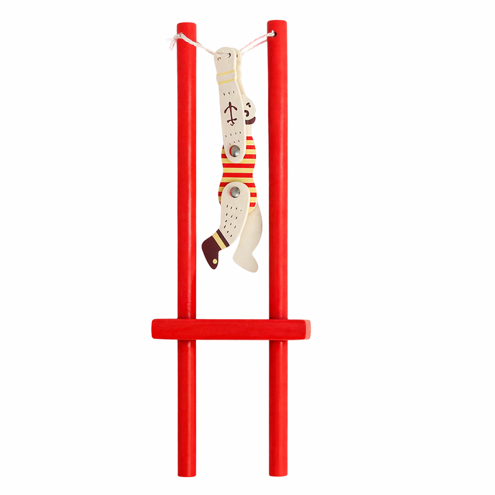 Wooden Acrobatic Toy Mr Muscular